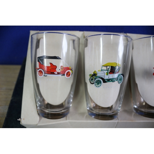 36 - Set of 6 Classic Car Wessex Tumbler, Box A/F