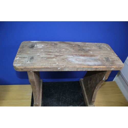 37 - Vintage Wooden Stool