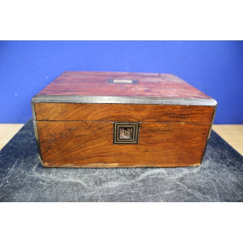 39 - Vintage Inlaid Box, 30.5 x 13 x 24.5 cm