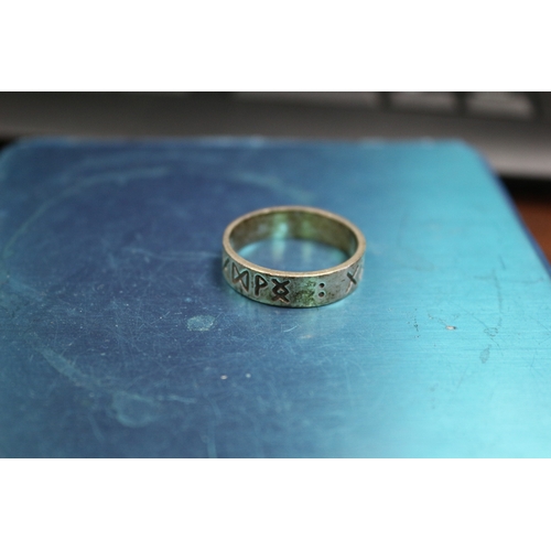 58 - Marked as Silver Ring, Size U, Total Weight: 4.5g