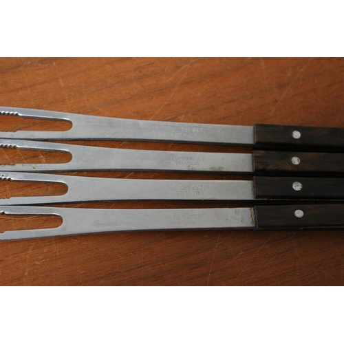 6 - Set of 4 'Le Creuset France' Forks