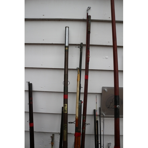 61 - Large Bundle of Fishing Rods