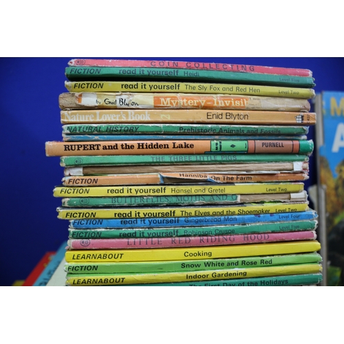 63 - Bundle of Vintage Books Including Rupert, Enid Blyton, Lady Bird 'Read It For Yourself'