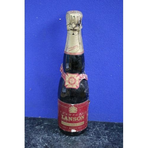 74 - Lanson Pere & Fils Red Label 1966 1/2 Bottle of Champagne