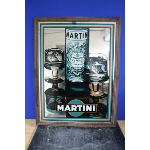 81 - Glass Backed Martini Pic, 65 x 50CM