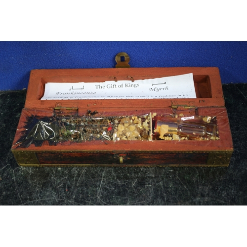 92 - Frankincense Holder and Contents