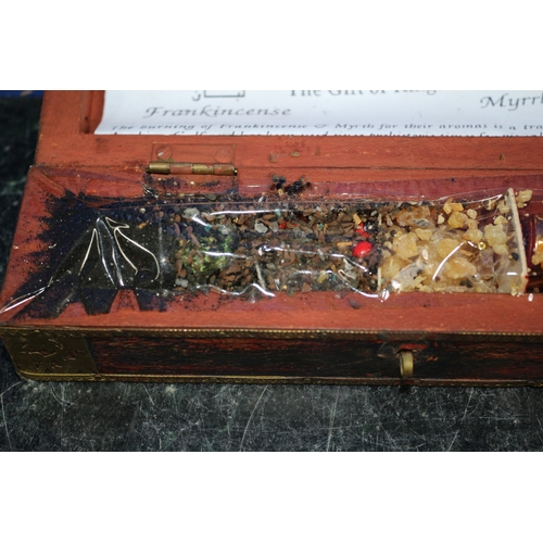 92 - Frankincense Holder and Contents