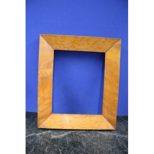 119 - Early 20th Century Walnut Covered Frame. 28 x 24.5 cm