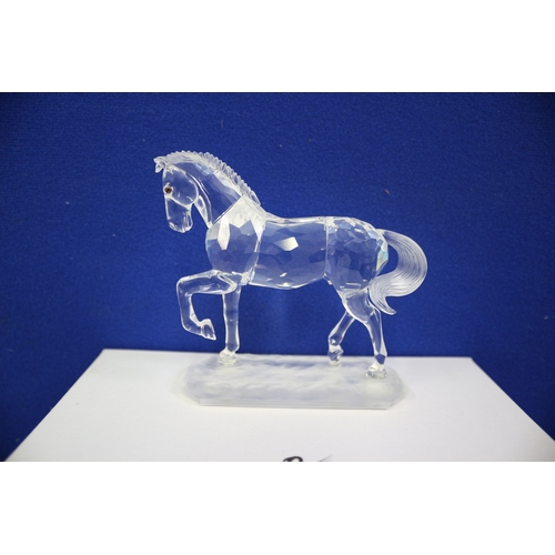 142 - Swarovski Boxed Arabian Stallion Horse