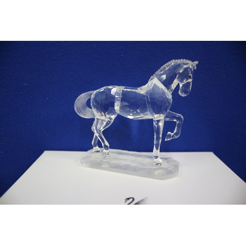 142 - Swarovski Boxed Arabian Stallion Horse