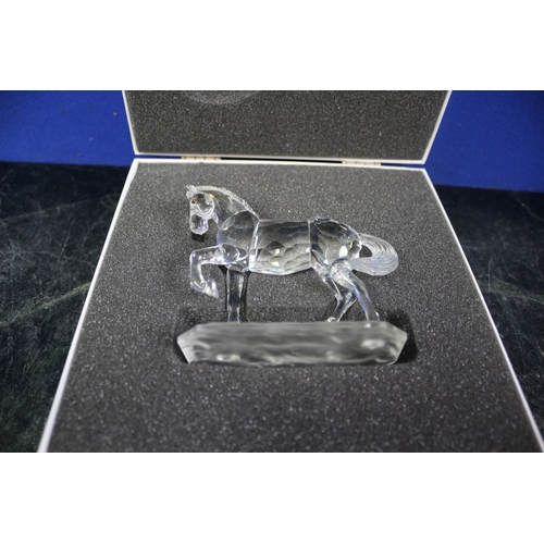 142 - Swarovski Boxed Arabian Stallion Horse