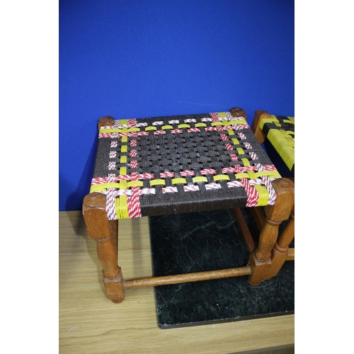 151 - 2 Weave Style Stools