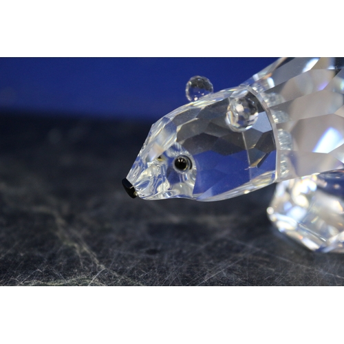 40 - Swarovski Polar Bear, 9cm Long