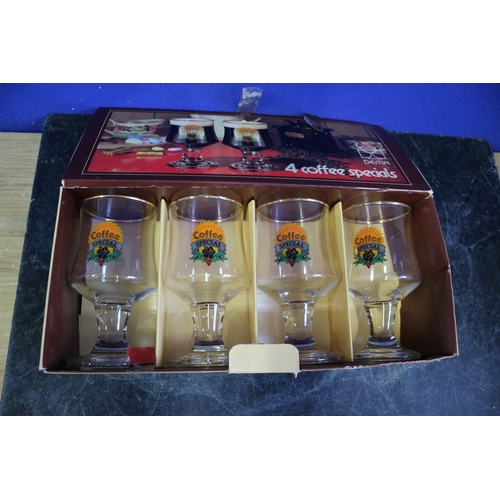 5 - Set of 4 Coffee Specials Dema Glasses