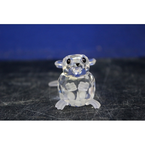 51 - Swarovski Mouse With Frosted Tail and Legs, 2.5cm High