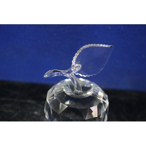 58 - Swarovski Apple, 7.5cm Tall