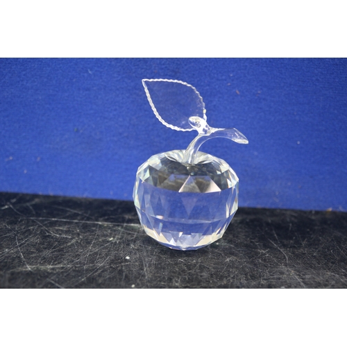 58 - Swarovski Apple, 7.5cm Tall