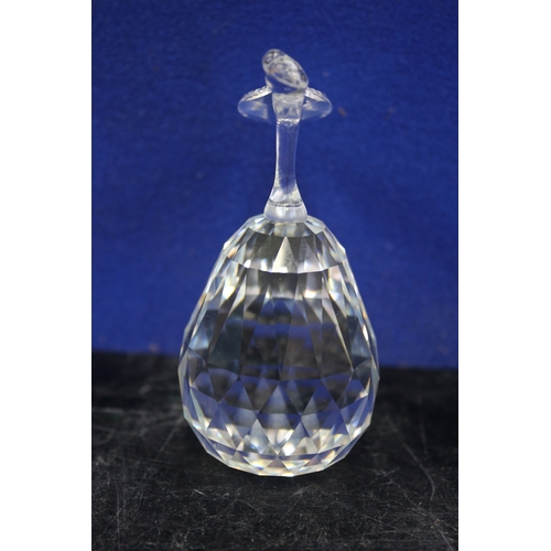 59 - Swarovski Pear, 9cm Tall