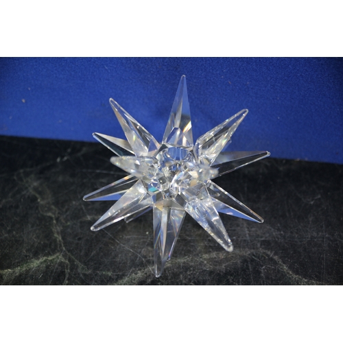 60 - Swarovski Star Candle Holder, 10cm High