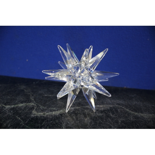 60 - Swarovski Star Candle Holder, 10cm High