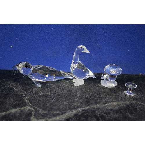 69 - Swarovski Seal, Goose and Toad Stall