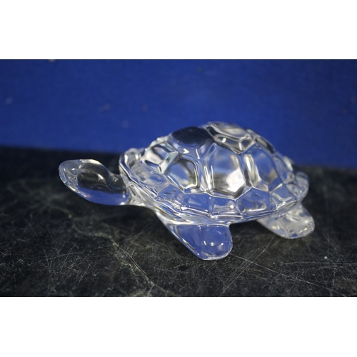 70 - Swarovski Tortoise & 1 Other Glass Turtle