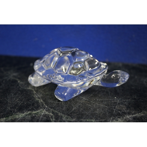 70 - Swarovski Tortoise & 1 Other Glass Turtle