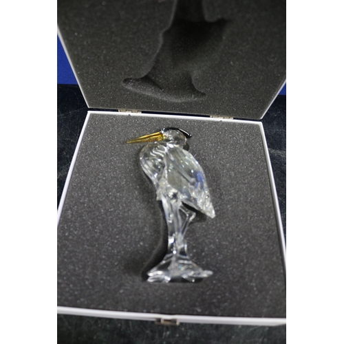 78 - Swarovski Heron Boxed