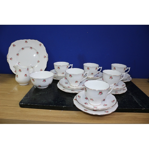 85 - Melbra Bone China Part Tea Set, Including 6 Trio's