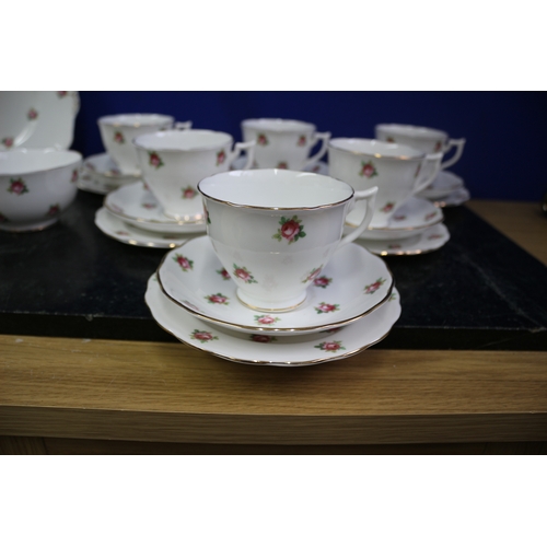 85 - Melbra Bone China Part Tea Set, Including 6 Trio's