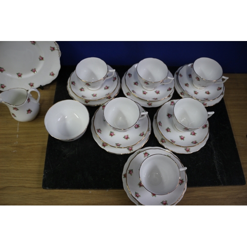 85 - Melbra Bone China Part Tea Set, Including 6 Trio's