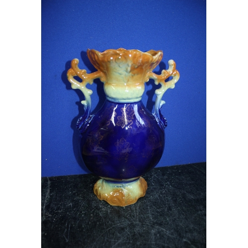 9 - Small Shell Design Design Tea Pot, A G Harley Jones,  Plus 1907-1937 Earthenware Vase,