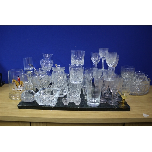 92 - Large Collection of Glasses and Glass Items