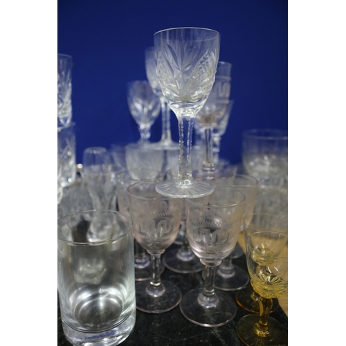 92 - Large Collection of Glasses and Glass Items