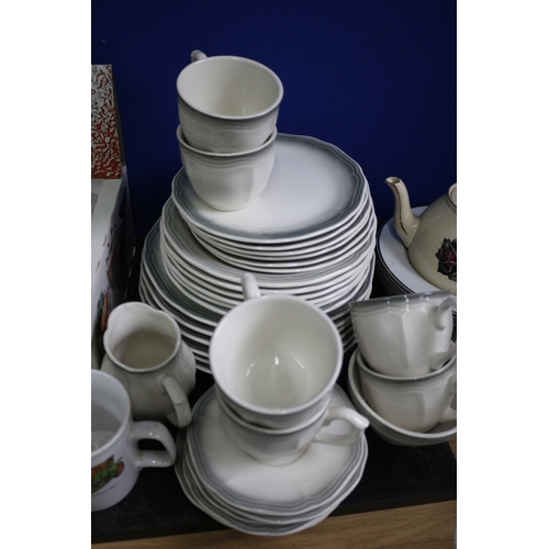 183 - Mixed Lot Including Sundae Dishes, Uttramik Dinner Set, etc