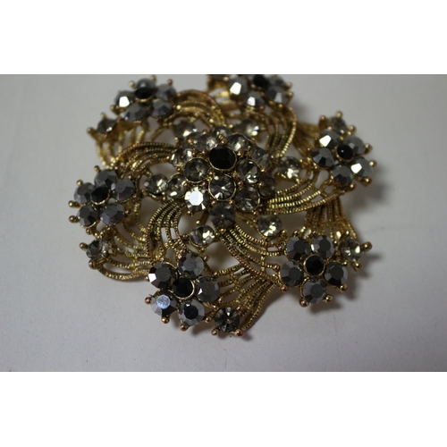 247 - Large Vintage Metal Brooch, No Clasp