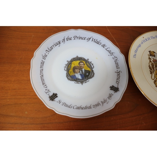 279 - 2 Commemorative Lady Diana and Prince of Wales Plates