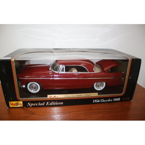 8 - Maisto Special Edition 1956 Chrysler 300B 1:18 Scale Model Car