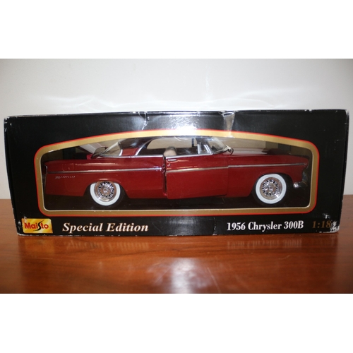 8 - Maisto Special Edition 1956 Chrysler 300B 1:18 Scale Model Car