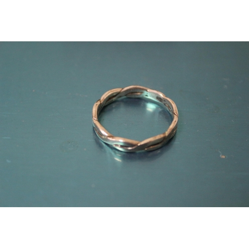 365 - Silver Eternity Ring, Size S, 2.6g Weight