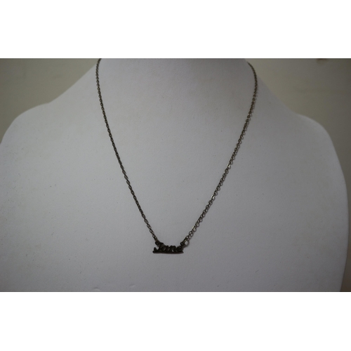 374 - Silver Jane Necklace 2g