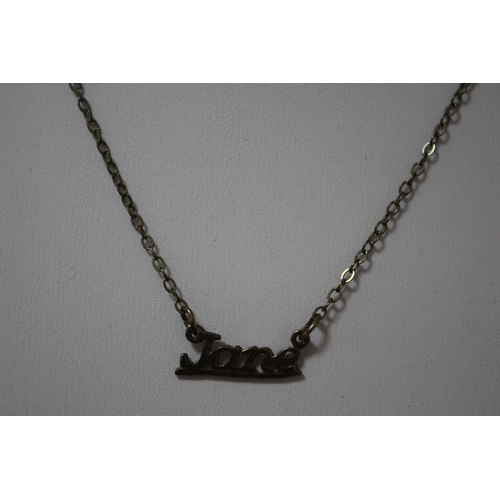 374 - Silver Jane Necklace 2g