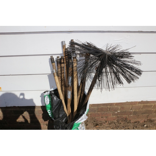 399 - Drain Rods/ Chimney Sweep Brushes