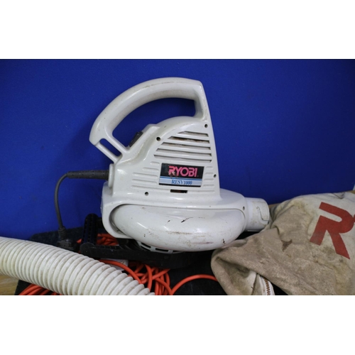 412 - Ryobi Resv1000 Leaf Blower, untested but informed it is working