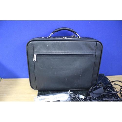 462 - Antler laptop bag and leads