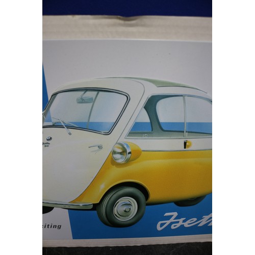 53 - BMW Isetta Wall Plaque, 47 x 35 cm