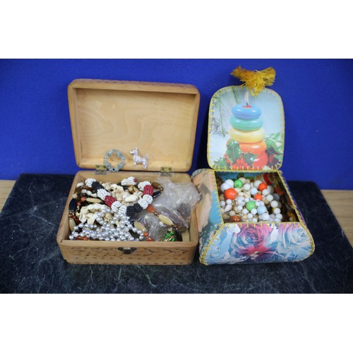 58 - 2 Boxes of Costume Jewellery