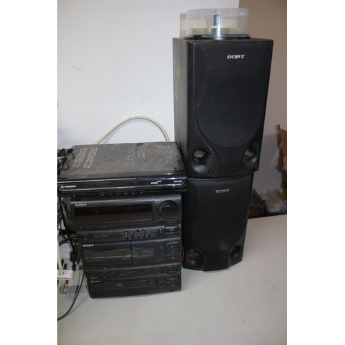 50 - Sony Hifi, Freeview Box and HP Pavilion PC Tower