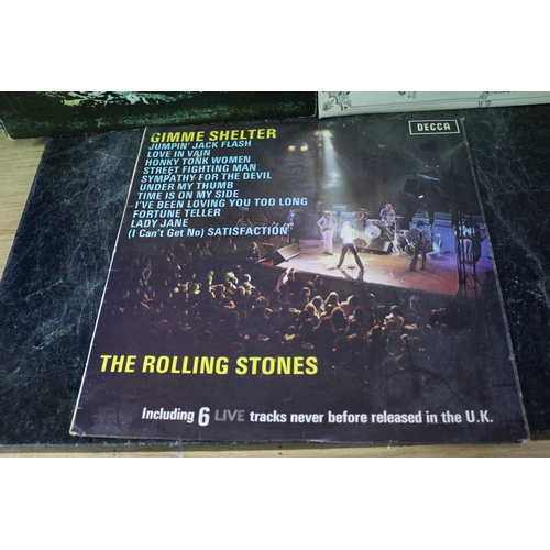 124 - 3 LP's Including Santana - The Third Albulm, Pink Floyd Relics, The Rolling Stones 'Gimme Shelter'