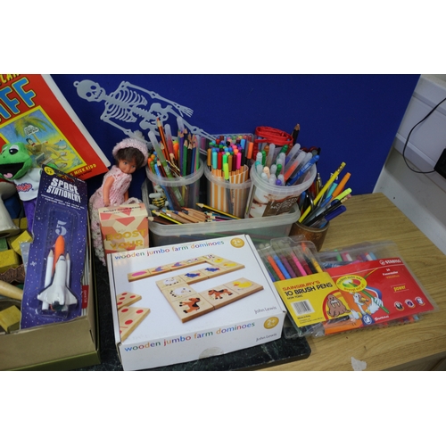 158 - Stationery Items plus Toys